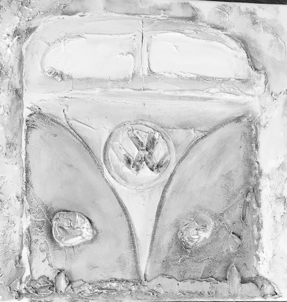 VWs in black and white