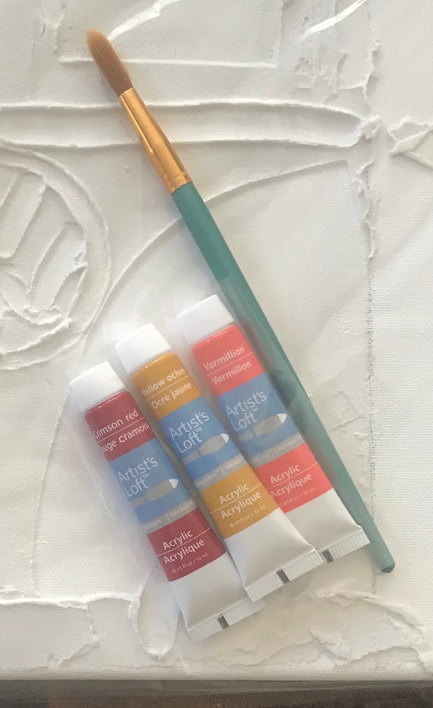 Product.    ARTLAYER  3 small tubes. 1 paint brush