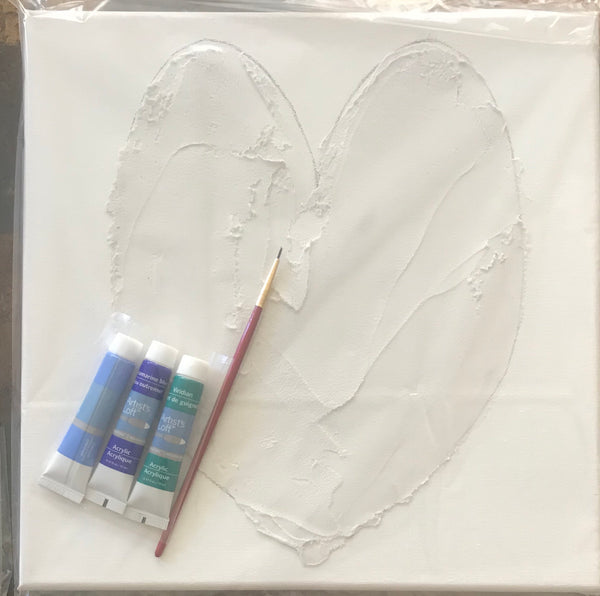 Product.    ARTLAYERS- Ready to Paint-HEART